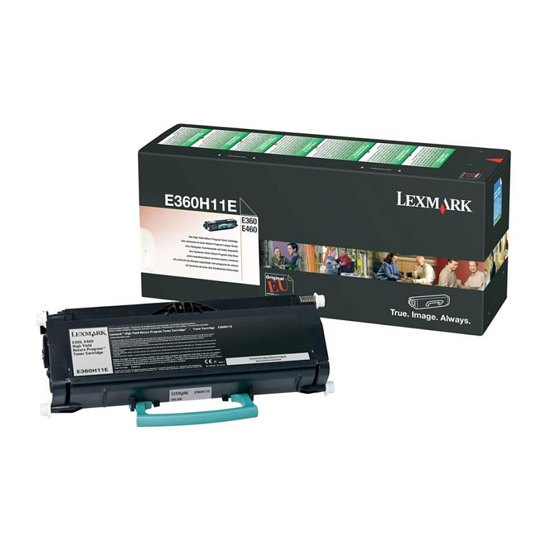 Toner Lexmark E360/E460 deri në 9.000 faqe - Zezë - 1