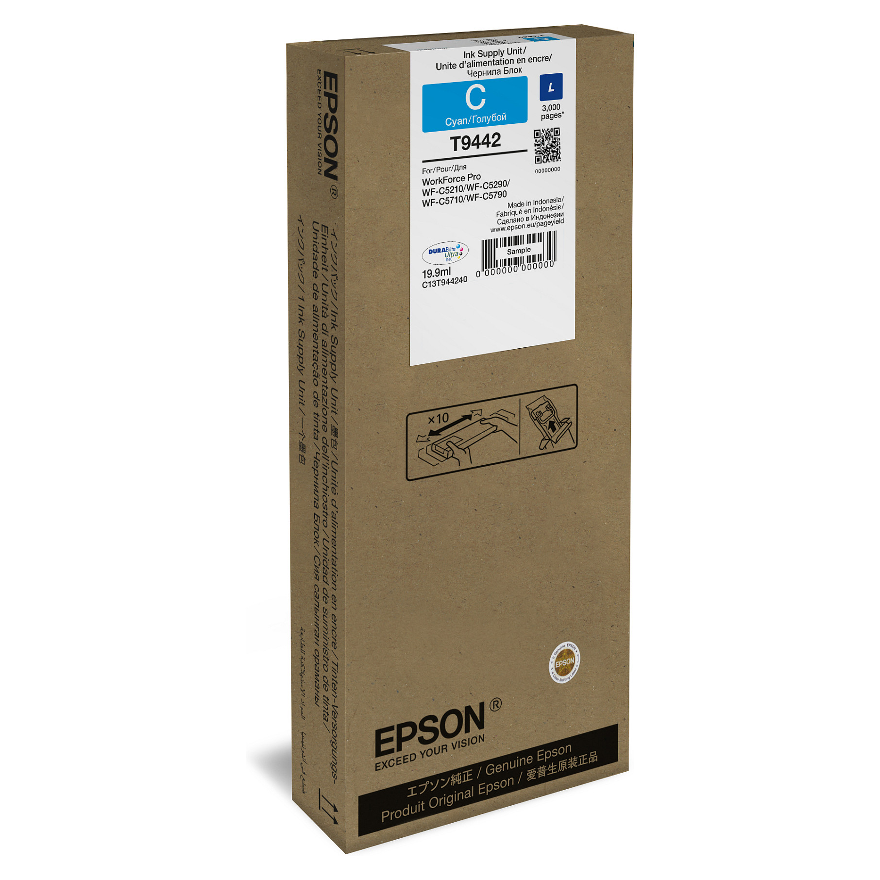INK Epson T9442 / C13T944240 - Blu - 1