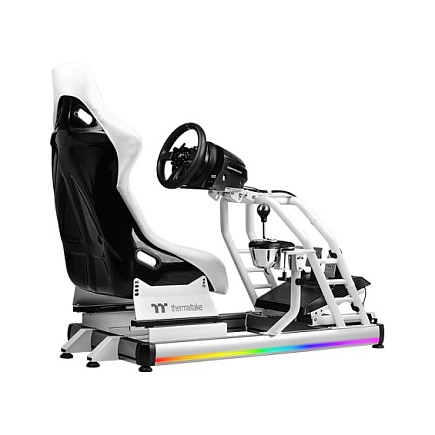 Karrige Gaming Thermaltake GR500 Snow Racing Simulator Cockpit - Bardhë - 2