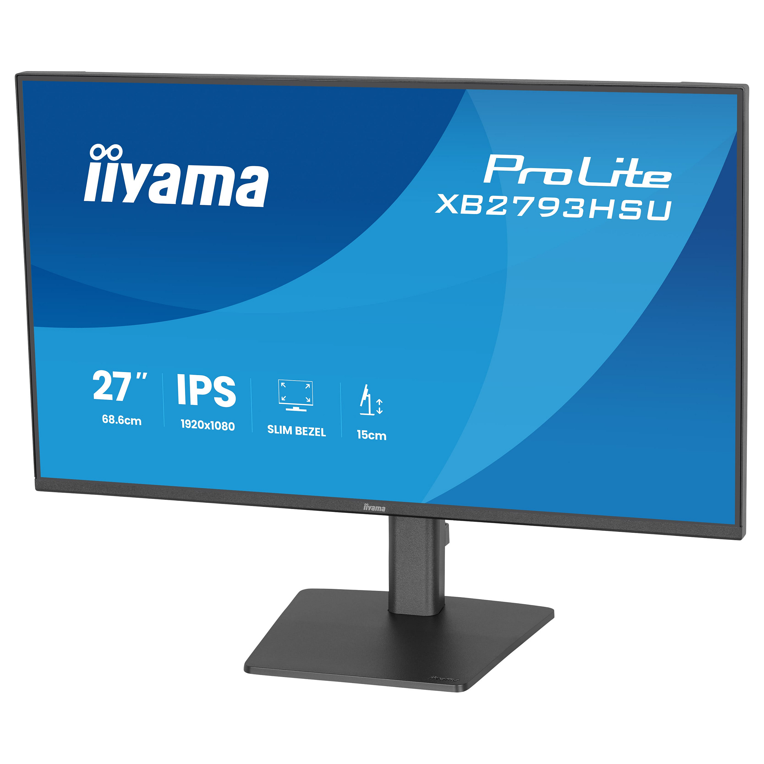 Monitor iiyama ProLite XB2793HSU-B1/ 27"/ Full HD IPS LED / 120Hz / 1ms / HDMI+DP - Zezë - 8