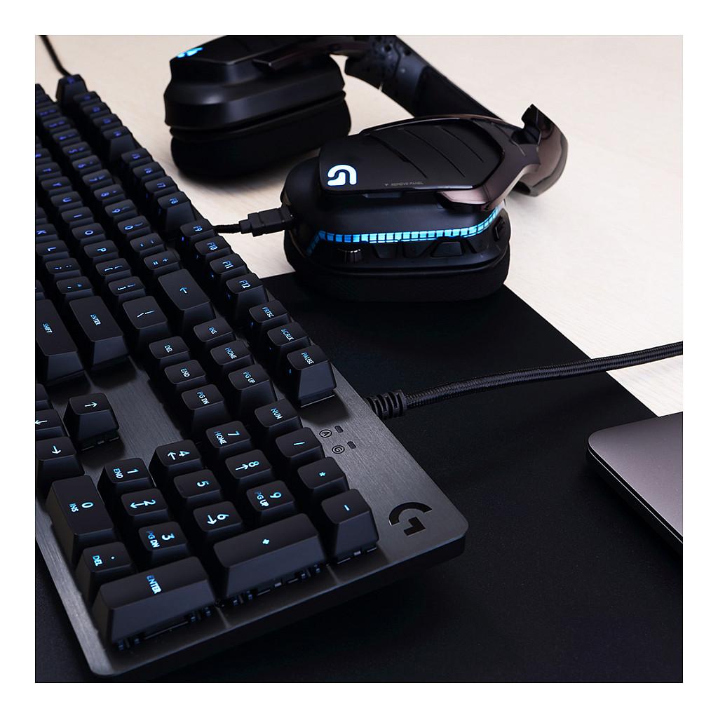 Tastierë Gaming Logitech G512 Carbon / GX Red Switches / Wired / US Language - Zezë - 16