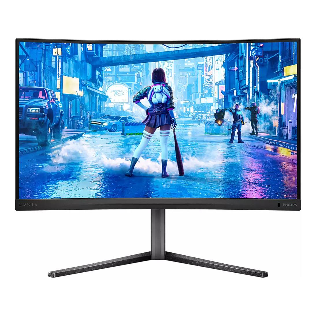 Monitor Gaming Philips Evnia 27M2C5200W/00 / 27″ / FHD Fast VA Curved / 280 Hz / 0.3 ms / DisplayPort + HDMI - Hiri - 2