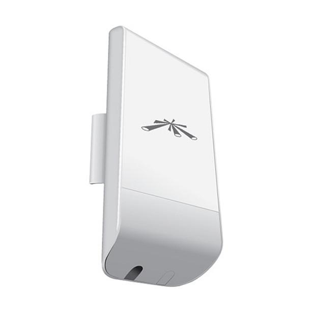 Ubiquiti NanoStation Loco M2, CPE Wireless për Jashtë, Wi-Fi 4, 2.4 GHz, 150 Mbps, Antenë e Integruar 8.5 dBi, 1× Fast Ethernet 10/100 Mbps, PoE Pasiv 24 V – Bardhë