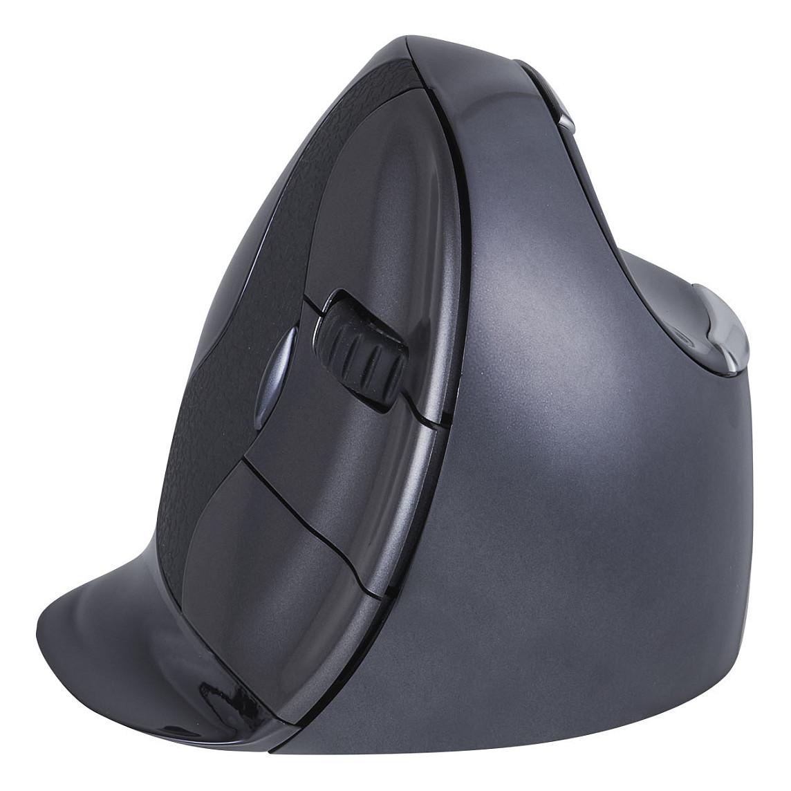 Maus pa Kabllo BakkerElkhuizen Evoluent D Medium / Vertikal / Laser / 3200 DPI / 6 Butona / 2.4 GHz - Zezë - 1