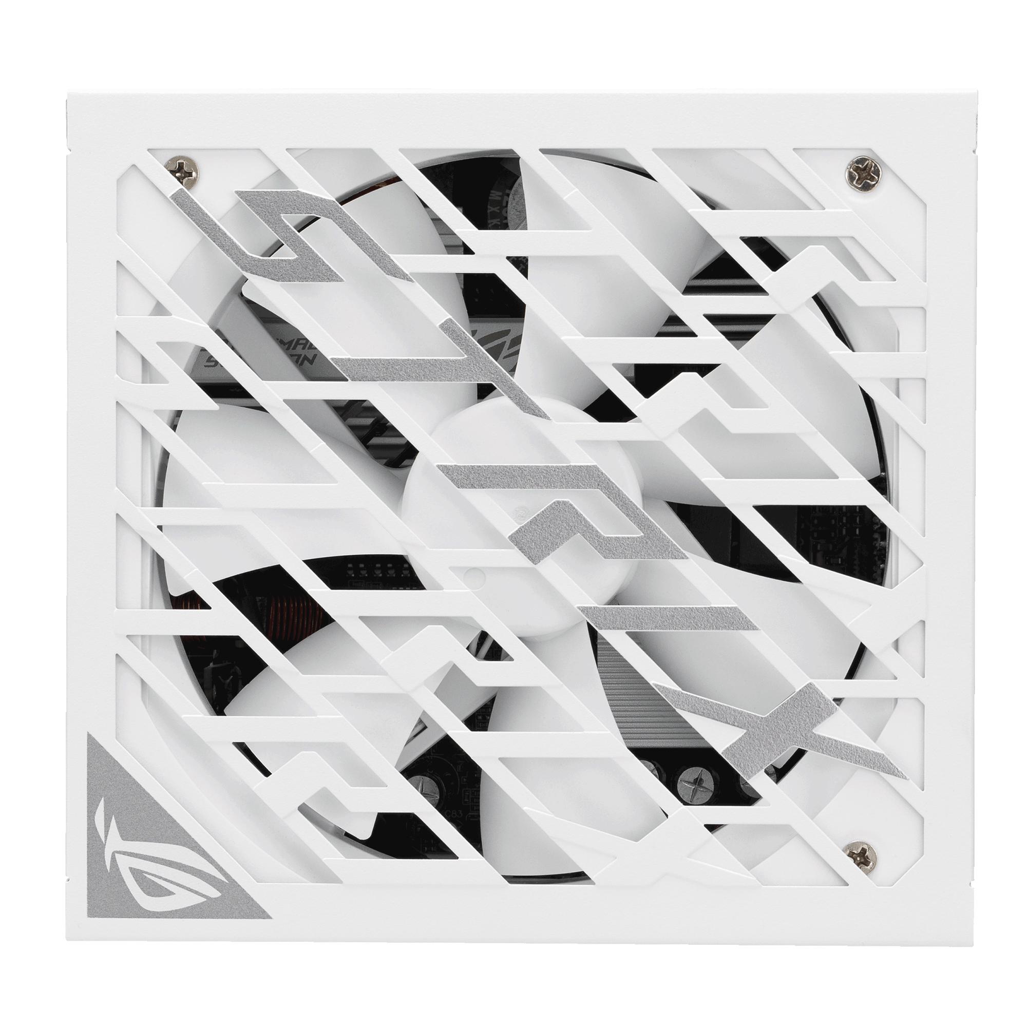 Furnizues Energjie ASUS ROG Strix 1000W Platinum White Edition / 90YE00W4-B0NA00 / 1000W / ATX 3.1 / 80 PLUS Platinum / Fully Modular / PCIe 5.1 – Bardhë - 1