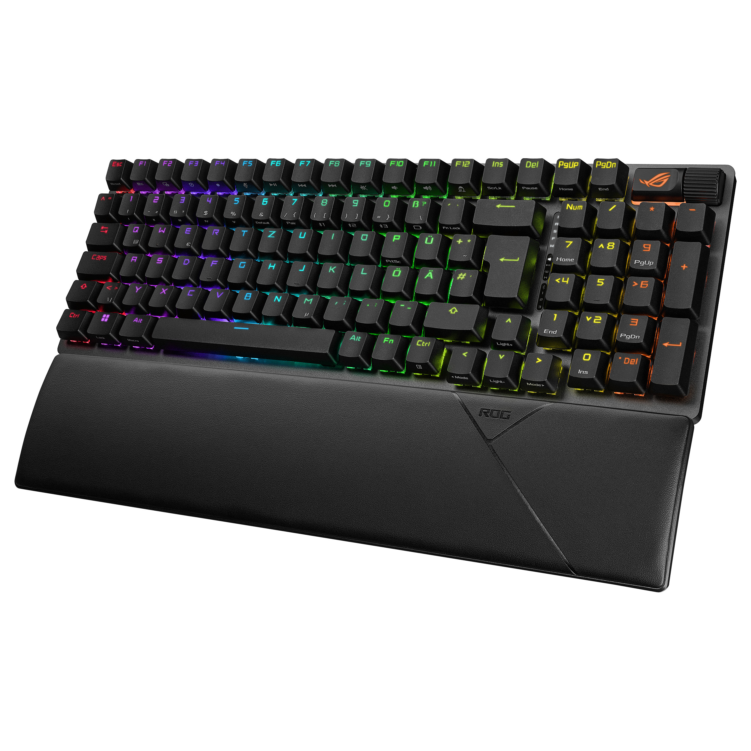 Tastierë Gaming Asus ROG Strix Scope II 96 WL Mechanical RGB LED / Wired & Wireless / QWERTZ - Zezë - 2