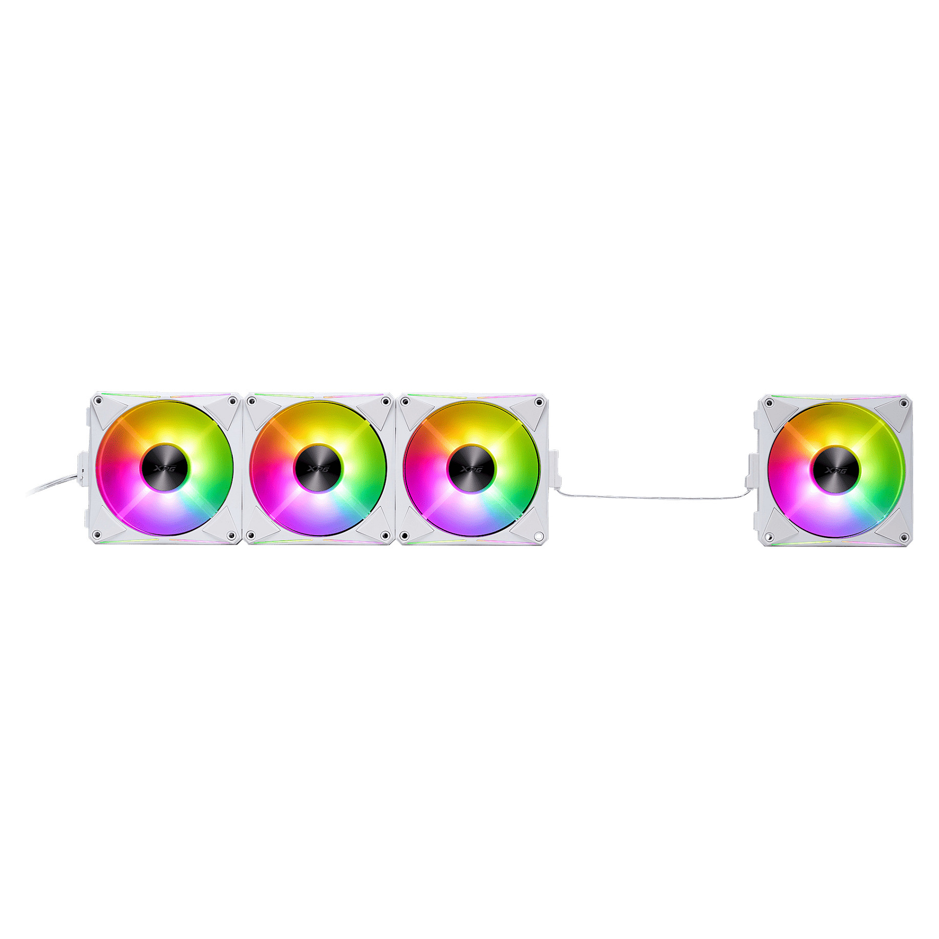 Ftohës për Kasë K Cooler XPG Hurricane MAG 120 ARGB PWM / 120mm / 4-Pack – Bardhë - 2