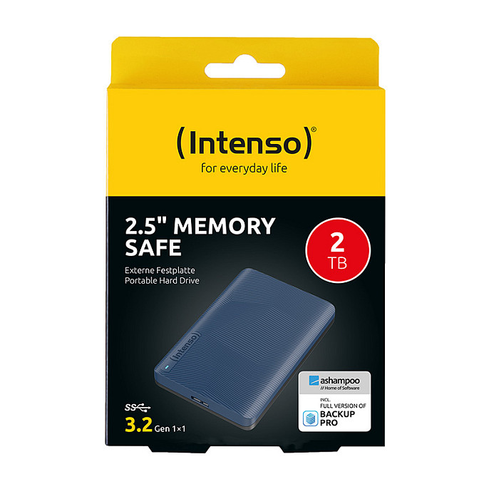 HDD e Jashtme Intenso Memory Safe / 2TB / 2.5" / USB 3.2 - 2