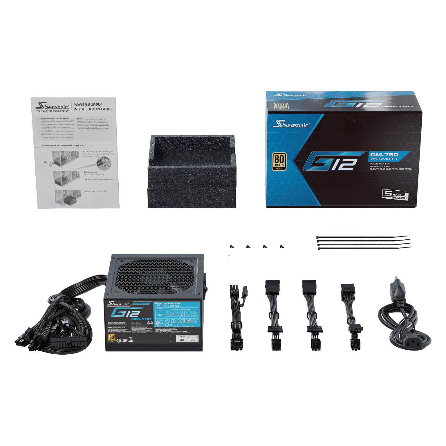 Furnizues Energjie (PSU) 750W SSR-750M 80+ Gold - 5