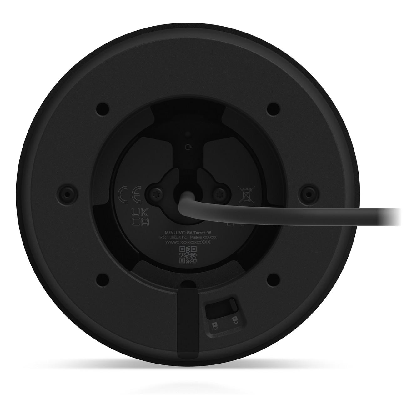 Ubiquiti UniFi G6 Turret UVC-G6-TURRET-B Kamerë IP CCTV / 4K 8MP / PoE / IR 30m / AI Detection / IP66 / UniFi Protect – Zezë - 7