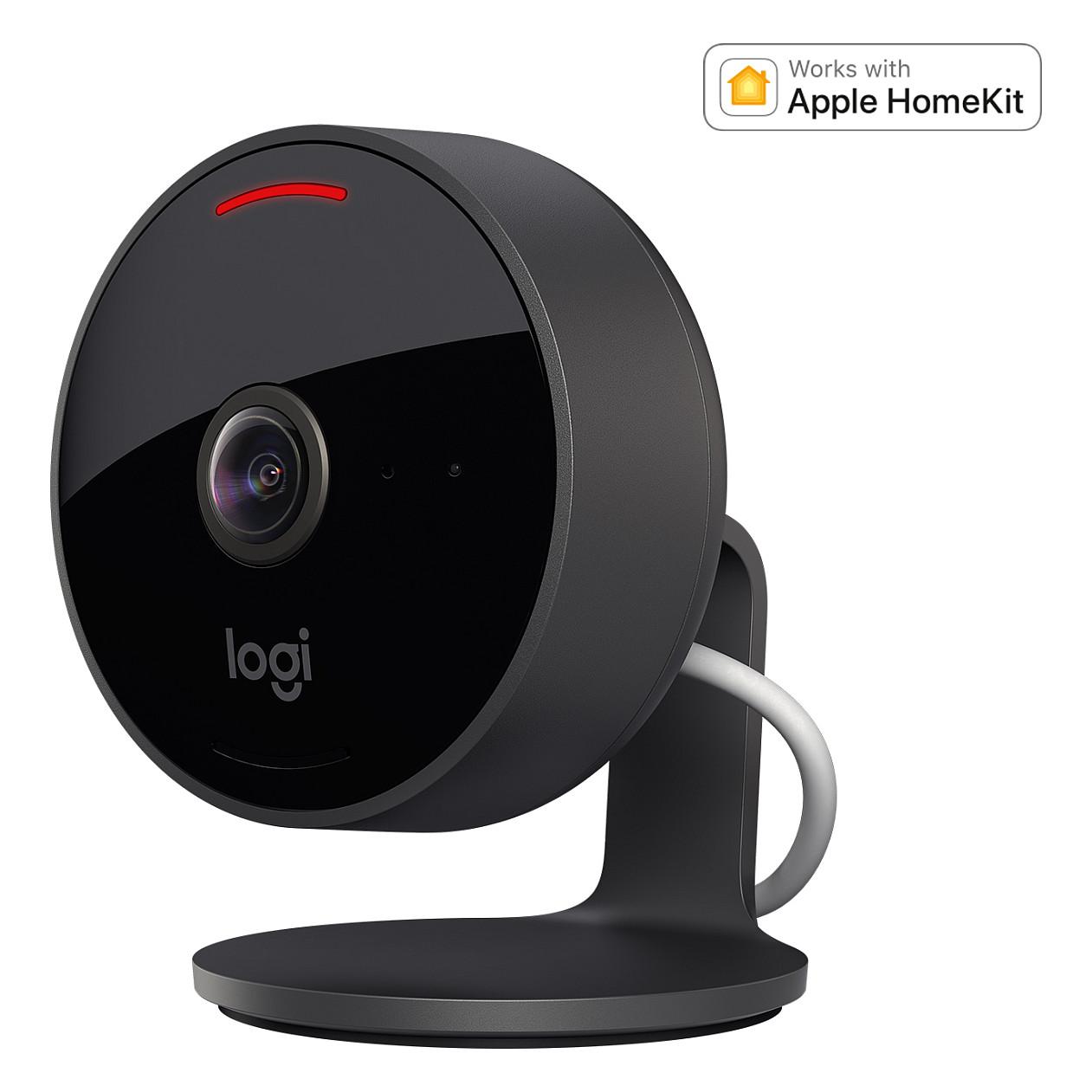 Kamerë Sigurie IP CCTV Logitech Circle View, 1080p, Wi-Fi, 180°, Night Vision, IP64 - Zezë - 2