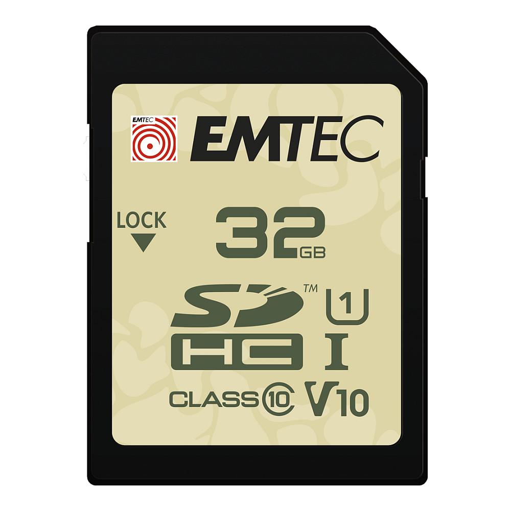 Kartë Memorie SDHC Emtec Outdoor, 32GB, UHS-I, Class 10, U1, V10