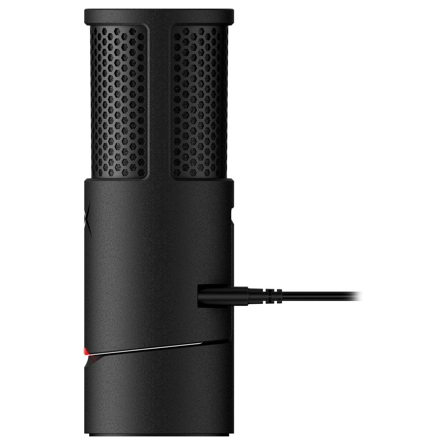 Mikrofon HyperX SoloCast 2 / USB-C / 24-bit / 96 kHz / Kondensator 14mm / Kardioid / Pop Filter / Shock Mount - Zezë - 4
