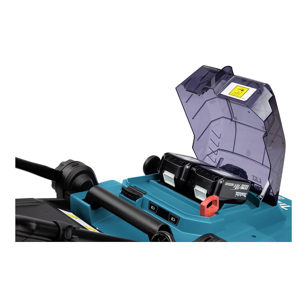 Kositëse Makita DLM382PM2, 36V, Gjerësi Prerjeje 38cm, Kosh 40L, 2x4Ah - Blu/Zezë - 4