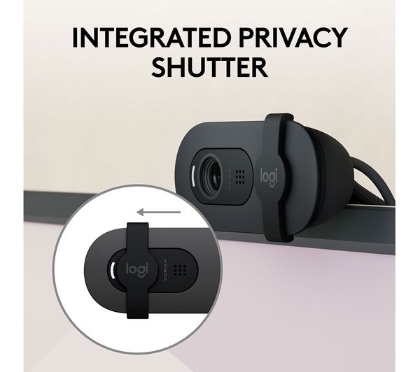 Webcam Logitech BRIO 100 1920×1080 Graphite 4