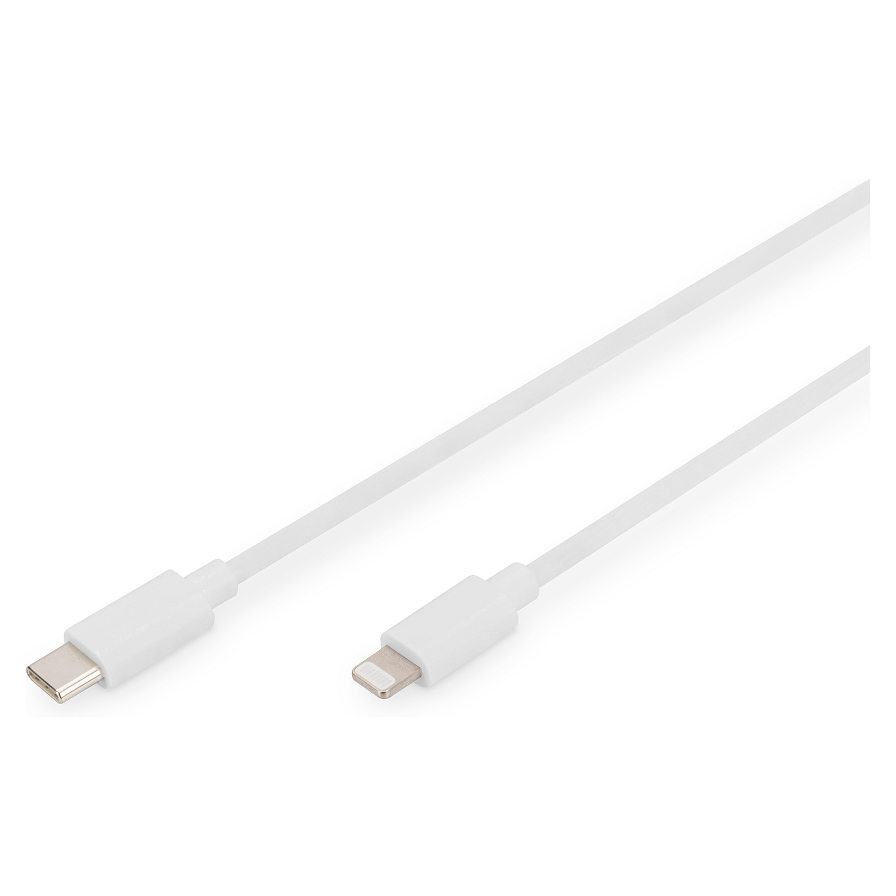Kabllo USB DIGITUS USB‑C në Lightning (M/M)/ MFI/ 2m - Bardhë - 1