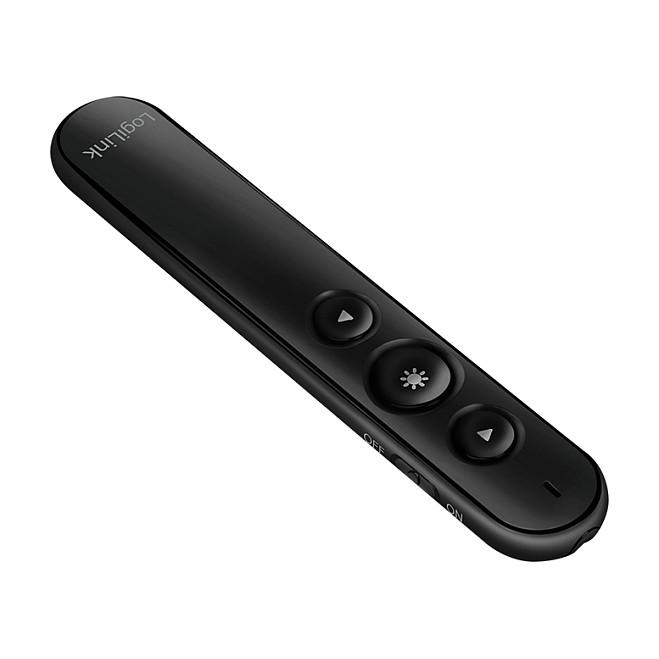 Aksesor për Konferencë LogiLink Wireless Presenter ID0190 / 2.4GHz / 3 Butona / Laser i Kuq / 15m / Nano USB / Plug-Play - Zezë