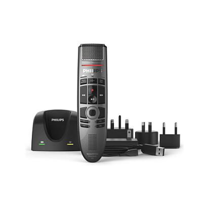 Mikrofon Philips SpeechMike Premium Air SMP4000, Wireless, Mikrofon Studio, Bateri deri 24 orë, me Docking Station - Gri e Errët - 7