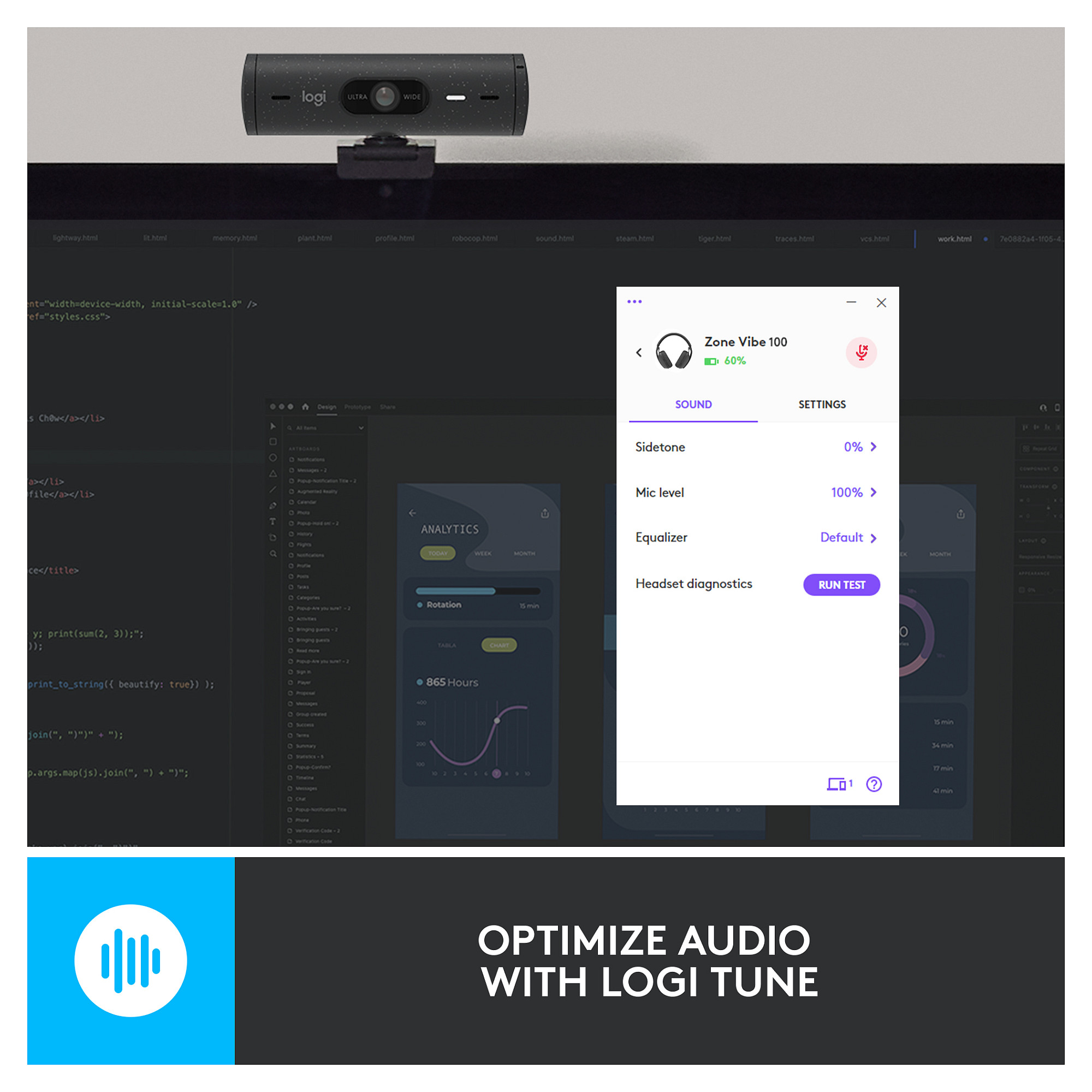 Kufje pa Kabllo Logitech / Zone Vibe 100 - Zezë - 15