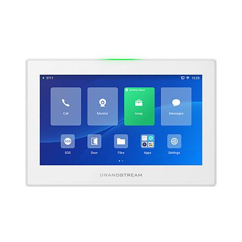 Intercom VoIP Grandstream GSC3574, SIP, 7" Touchscreen, 1024x600, Wi-Fi 6, Bluetooth 5.0, PoE - Bardhë