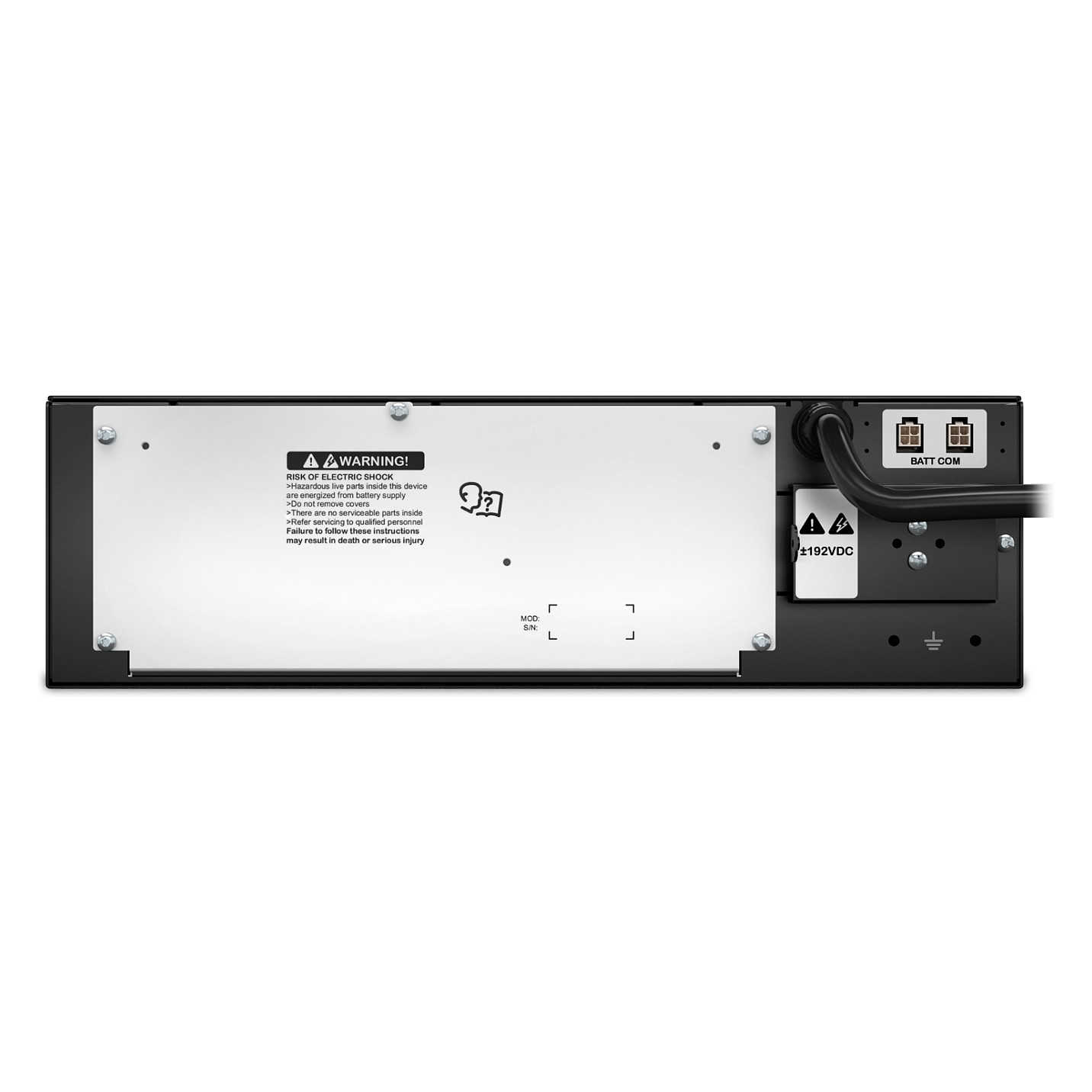 APC SRT192RMBP2 Smart-UPS Rack Battery Pack 192V 3U – Extended Runtime Module for SRT 8kVA & 10kVA UPS - 8