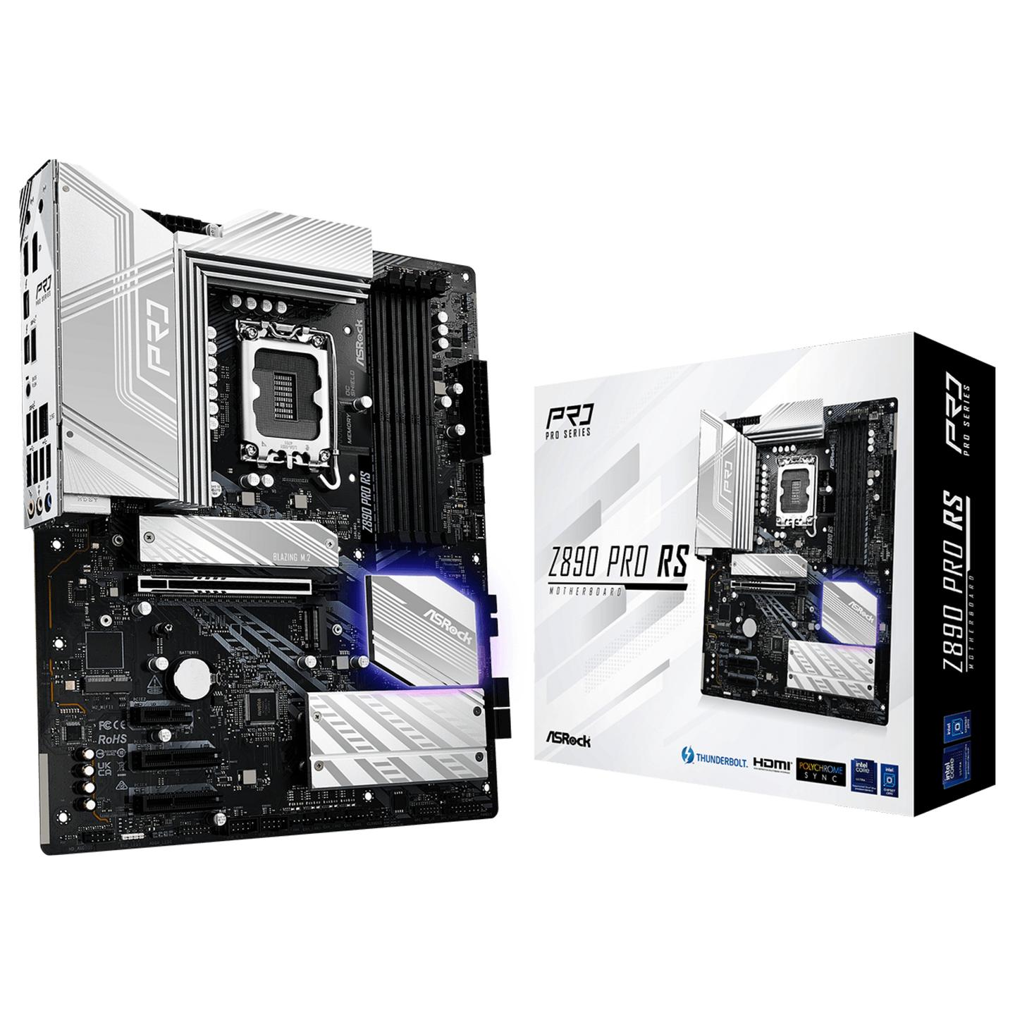 Pllakë Amë ASRock Z890 Pro RS / Intel LGA1851 / DDR5 / ATX / 2.5GbE LAN