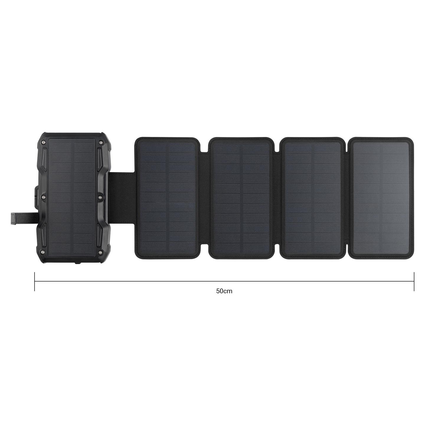 Powerbank Sandberg Solar 5-Panel 27000 / 27.000mAh / 22,5W / USB-A + USB-C / Wireless / Solar - Zezë - 9