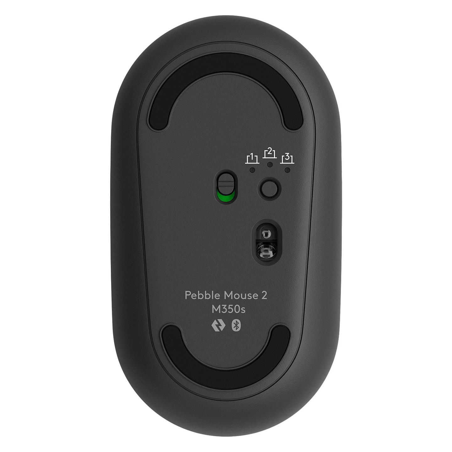 Maus pa kabllo Logitech Pebble 2 M350s / Optik / 4000 DPI / 3 Butona / SilentTouch - Hiri - 12