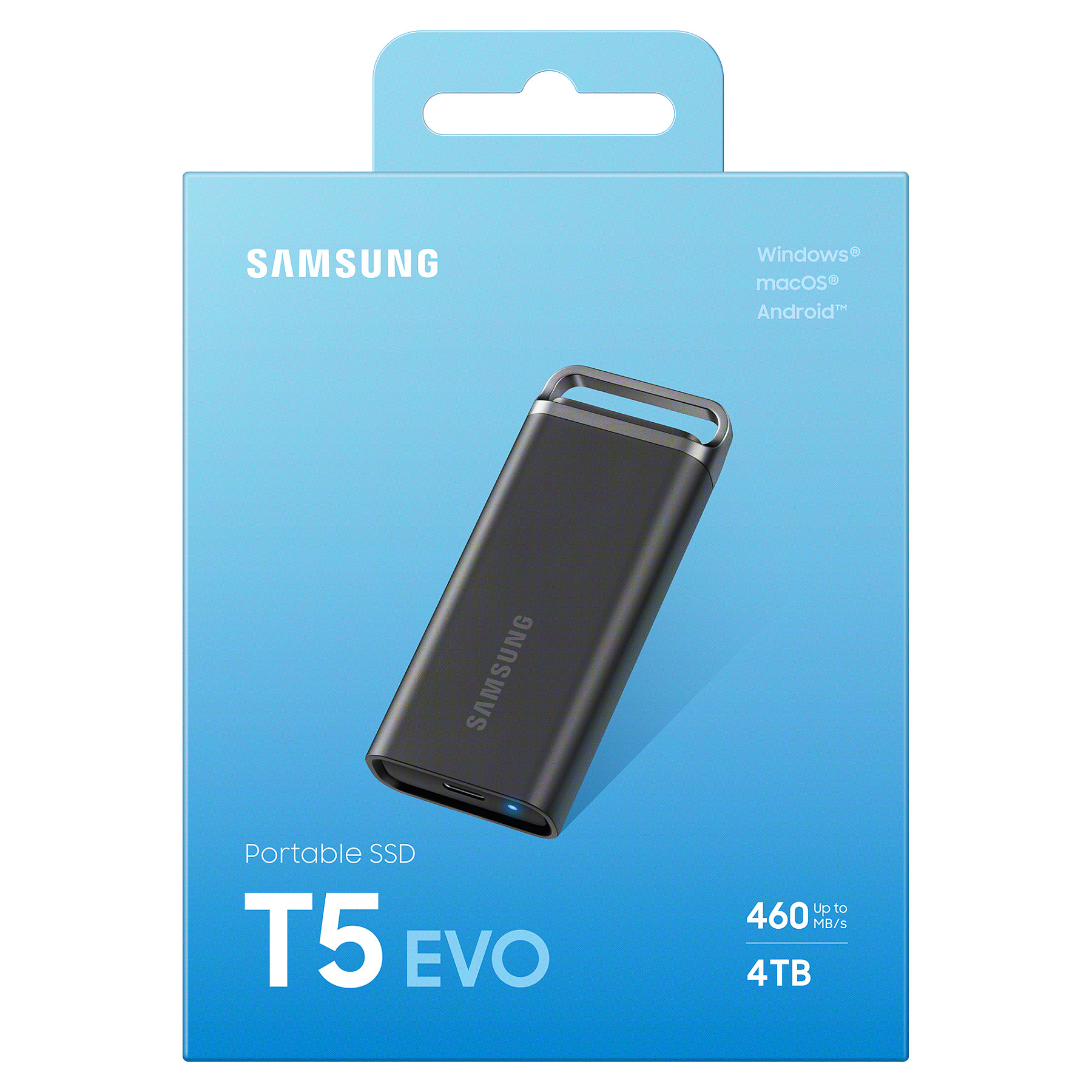 SSD e Jashtme Samsung T5 EVO / 4TB / USB Type-C - Zezë - 7