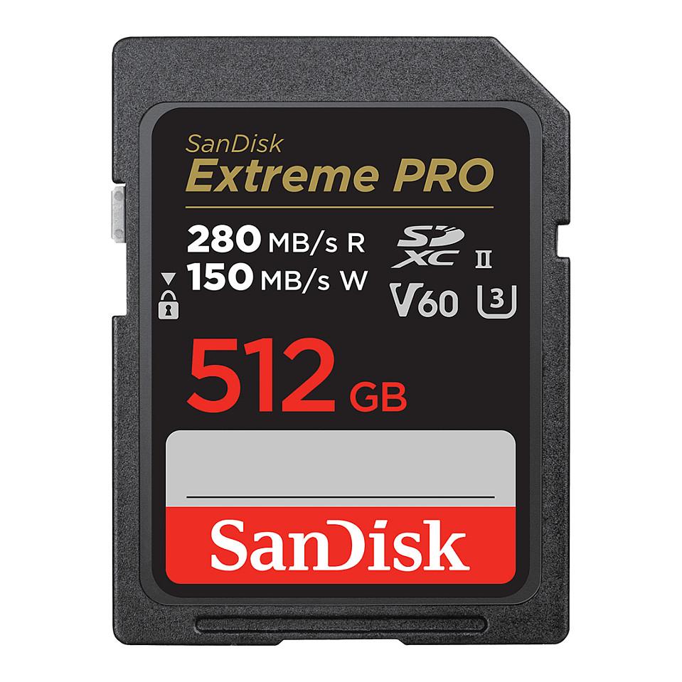 Kartë Memorie SanDisk SDSDXEP-512G-GN4IN / 512GB / SDXC / UHS-II / Class 10 / U3 / V60 - 1