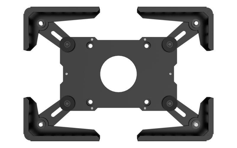 Mbajtëse për tablet ALLNET VesaFLEX-Mount/10.1bl / VESA / 10.1–13" / Universale – Zezë