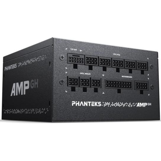 Furnizues Energjie Phanteks AMP GH V2 / PH-P1000GH_V2 / 1000W / ATX / 80 PLUS Platinum / ATX 3.1 / Fully Modular – Zezë