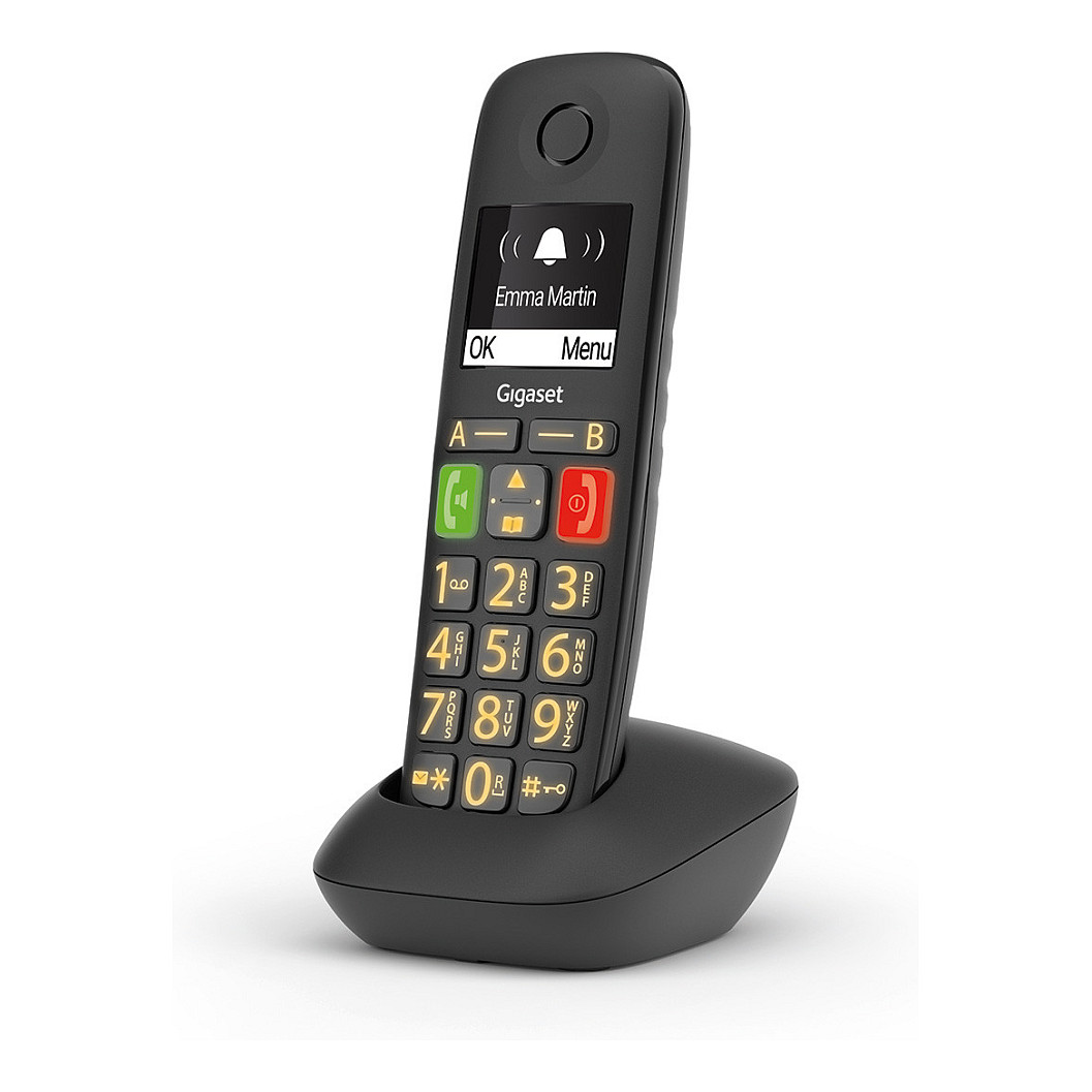 Telefon i thjeshtë Gigaset E290HX / 2" / DECT & Hands-Free - Zezë