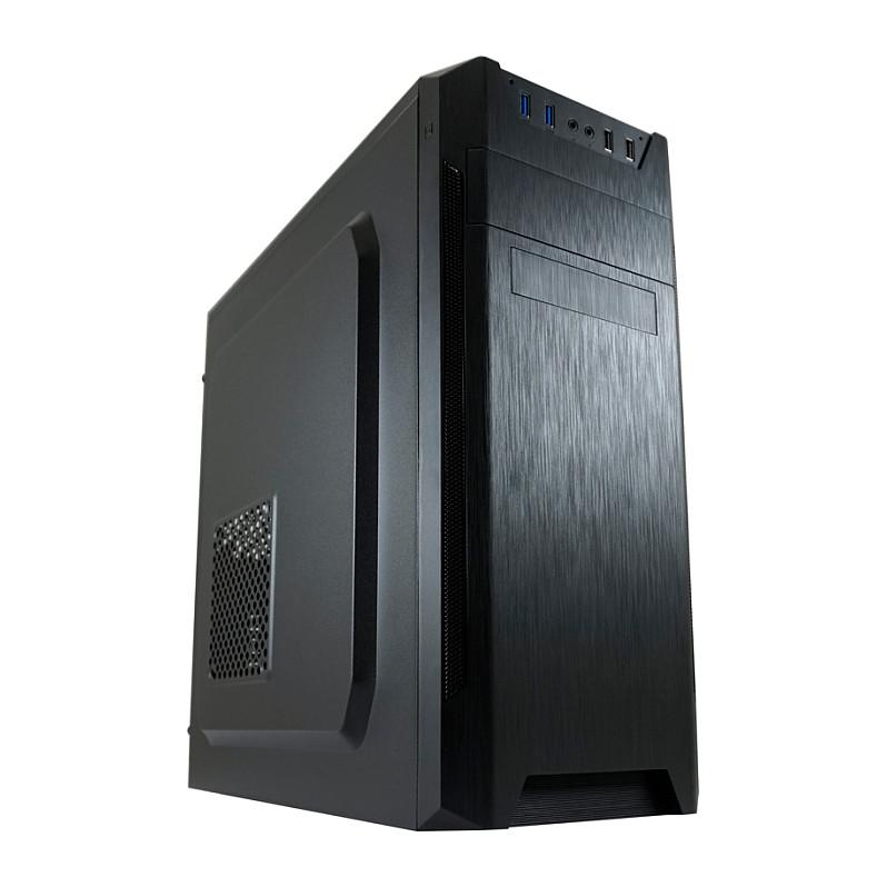 Kasë LC-Power 7040B / Midi-Tower / ATX / 2x USB 3.2 Gen1 + 2x USB 2.0 / 4x120mm – Zezë