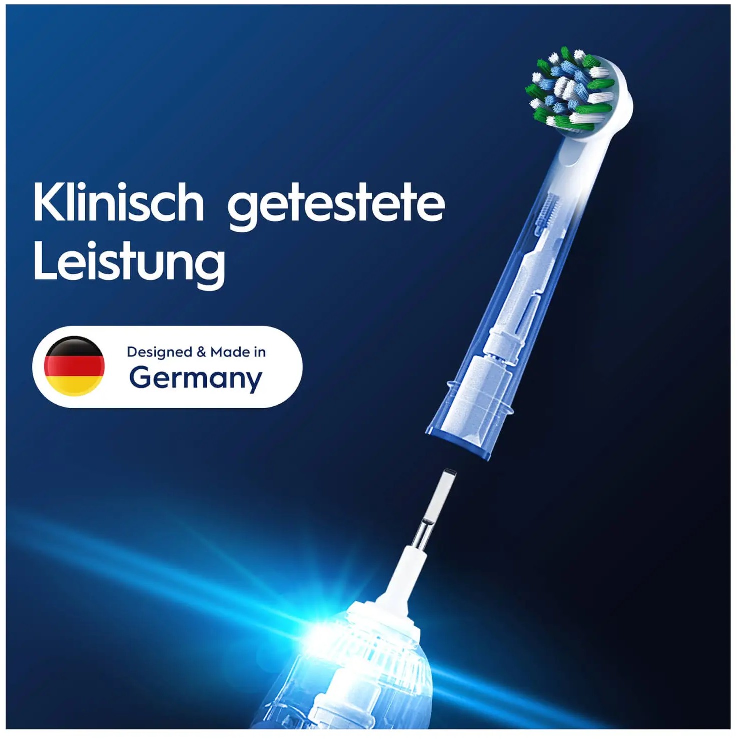 Koka zëvendësuese për furçë elektrike Oral-B Pro CrossAction / 16° / 4 copë – Bardhë - 4