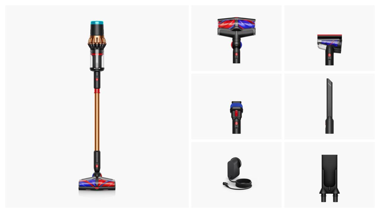 Fshesë me Vakum Dyson V16 Piston Animal / 492963-01 / 315 AW / 70 Min / HEPA – Zezë/Bronz - 2
