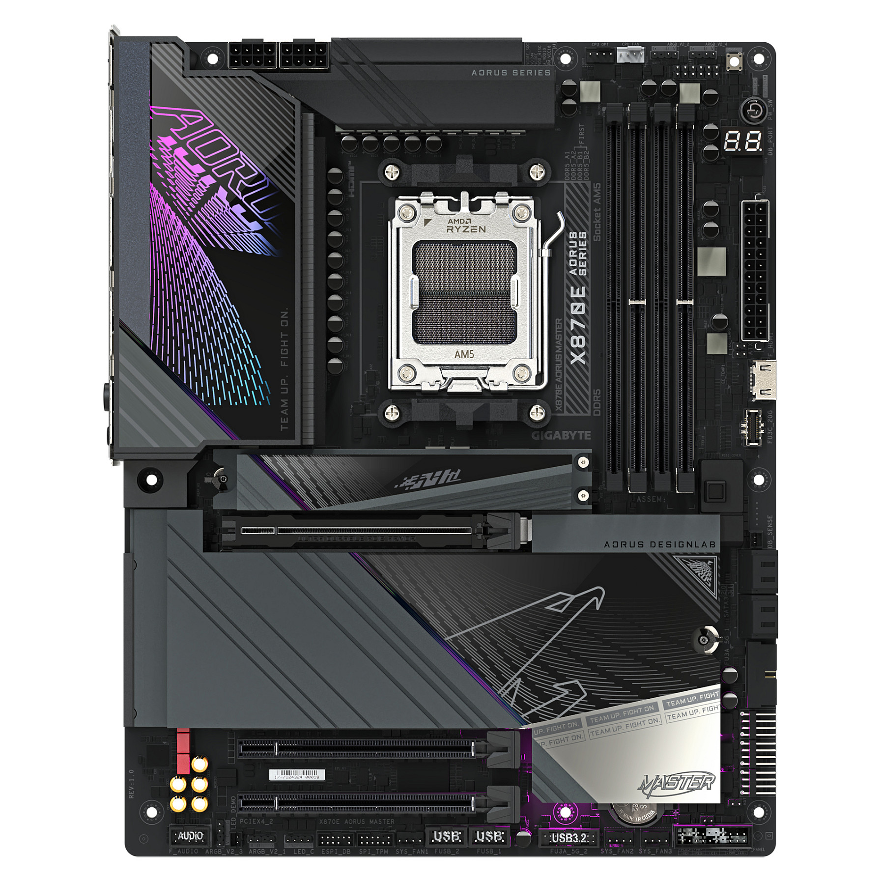 Kartelë grafike AMD GPU Gigabyte AM5 GA-X870E AORUS MASTER ATX - 2