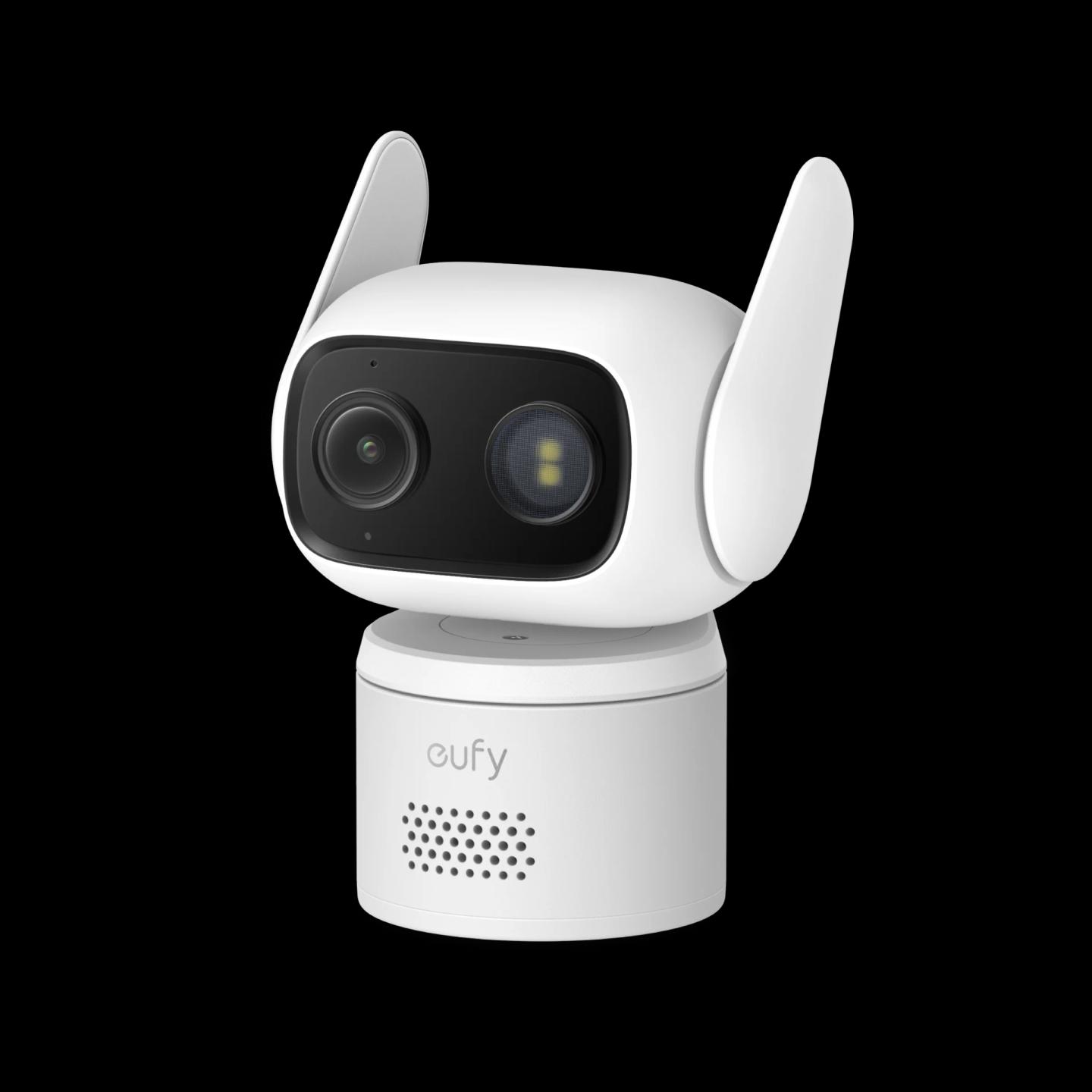Kamerë Sigurie IP CCTV eufy Cam C31 2+1, 2× Kamera, 1080p, F1.2, 1/2.9" CMOS, Pan 355°, Tilt 70°, AI, PureColour Vision, Audio 2-Kahëshe, MicroSD deri 256GB, IP66, HomeBase Mini - Bardhë