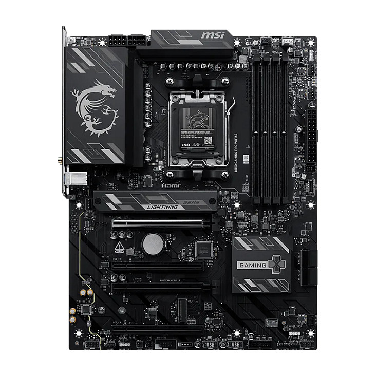 Pllakë Amë AMD AM5 MSI B850 Gaming PRO / DDR5 / Wi‑Fi 6E / HDMI+DP - 2