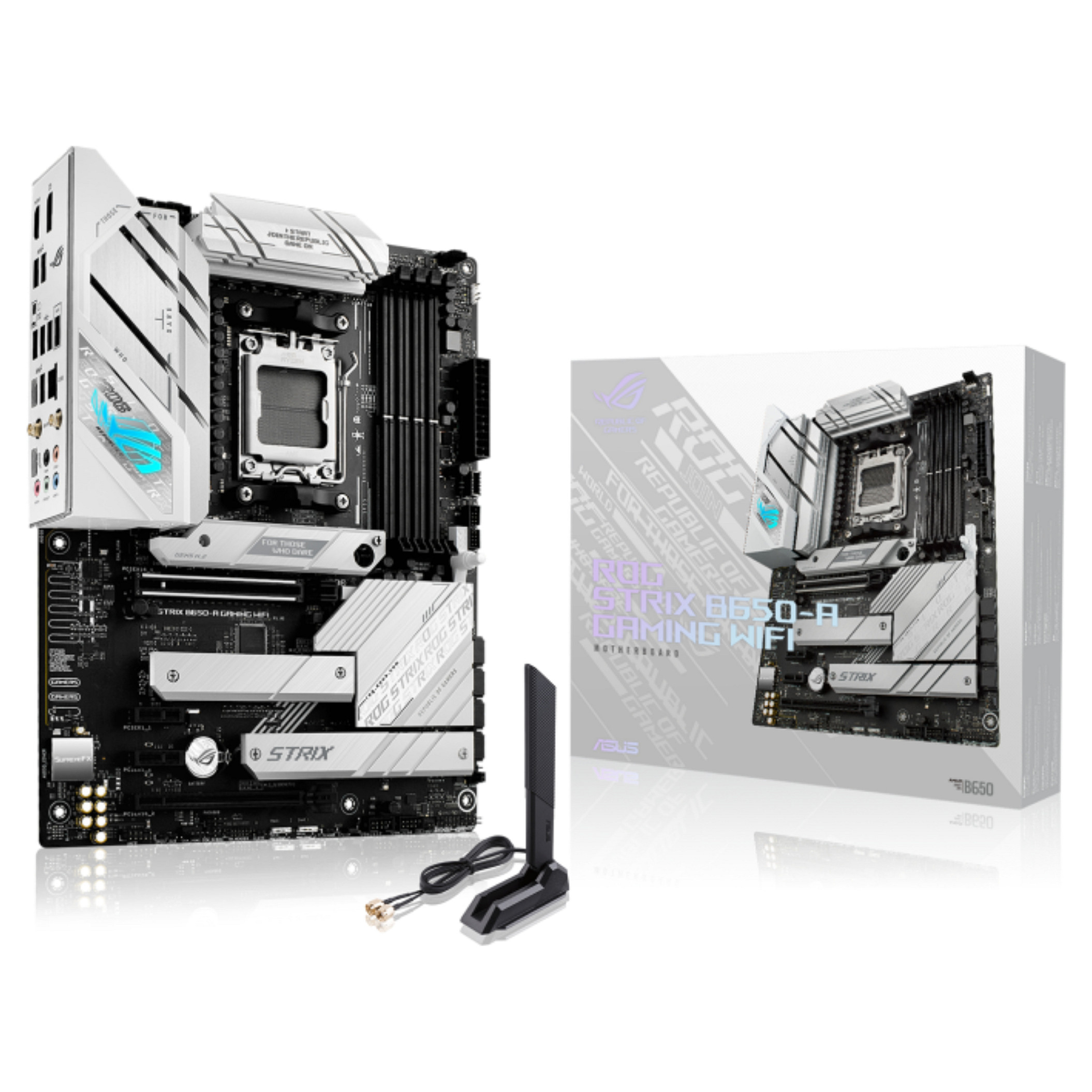 Pllakë Amë MB AMD ASUS AM5 ROG STRIX B650-A GAMING - 1