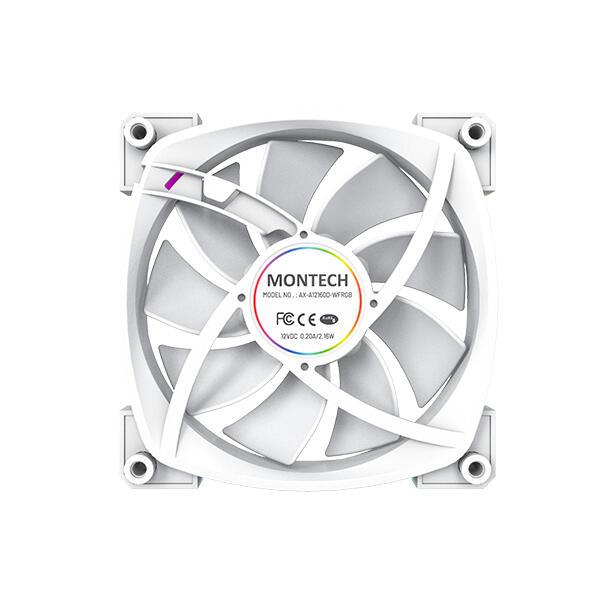 Ftohës për Kasë Montech AX120 PWM / 120mm / 800-1600 RPM – Bardhë