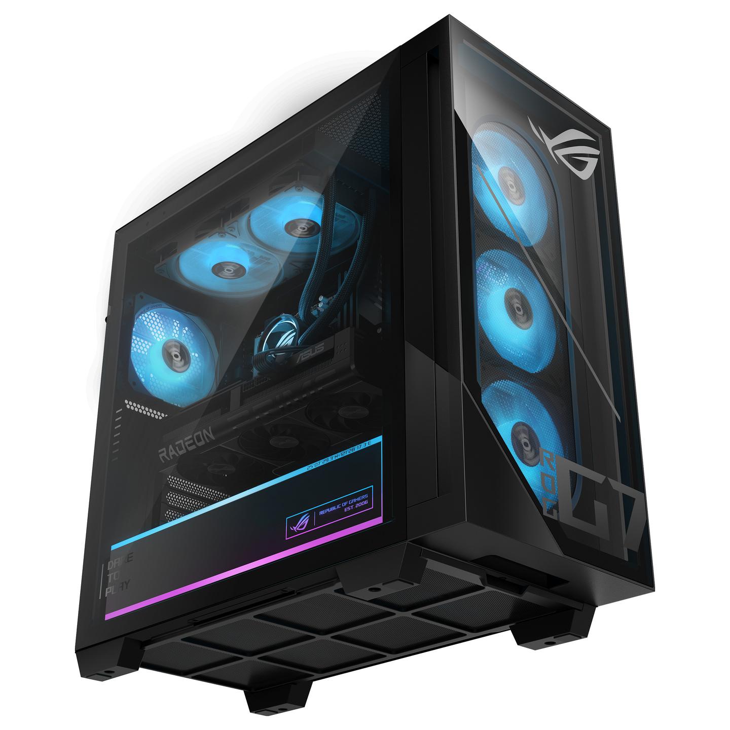 Kompjuter Gaming ASUS ROG GM700 GM700TZ-R9800X283W, Ryzen 7 9800X3D, 32GB DDR5, 2TB, RX 9070 XT 16GB - Zezë - 3