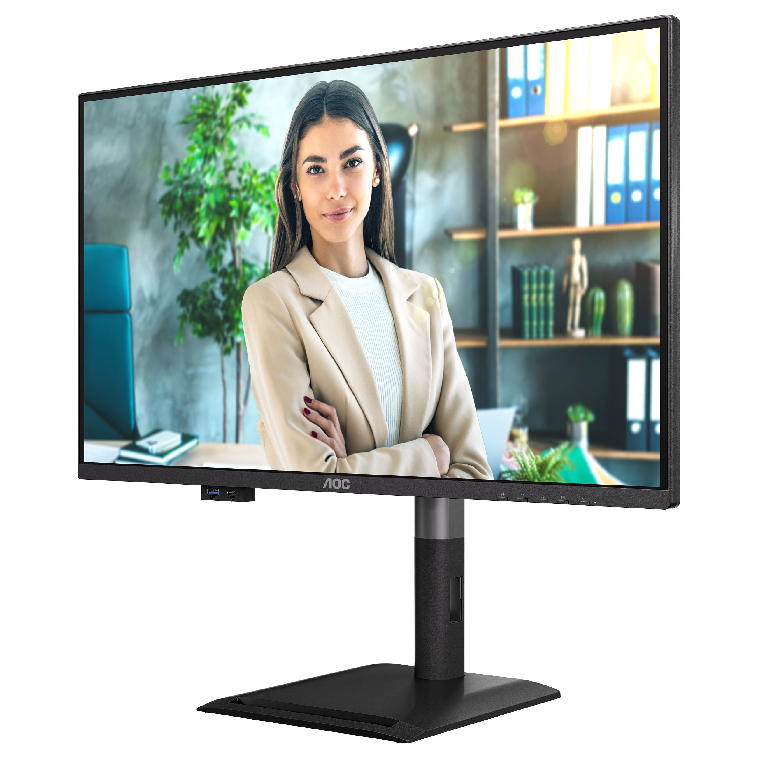 Monitor AOC Q27P4U / 27" / Wide Quad HD IPS / 120 Hz / 4ms / USB + USB-C + HDMI + DP - Zezë - 21