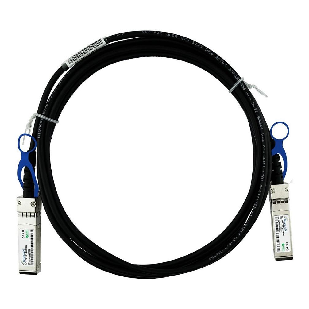 Kabllo DAC BlueOptics SFP28-DAC-2M-UQ, 25 Gbps, SFP28 në SFP28, 2 m - Zezë
