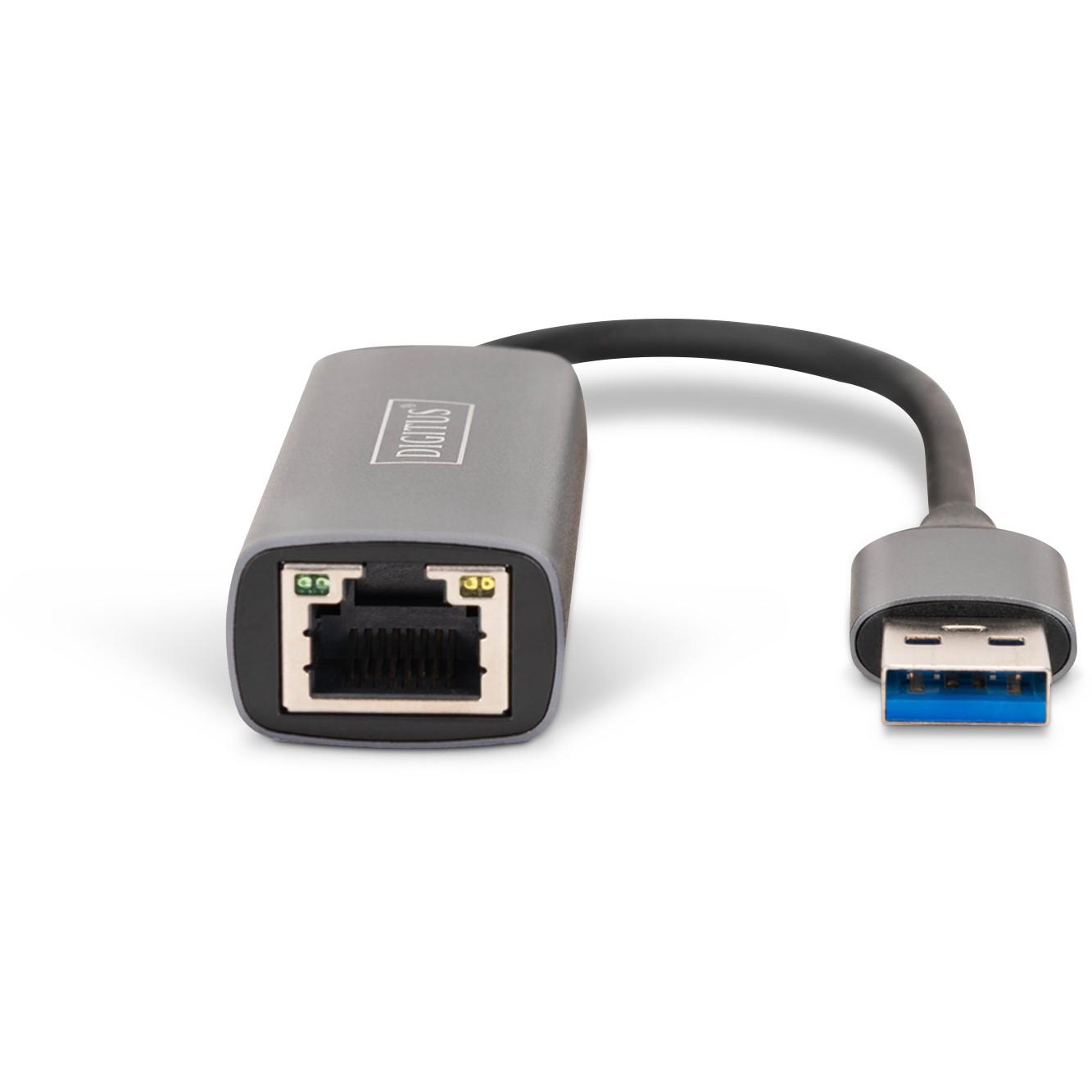 Adapter USB DIGITUS DN-3023 / USB 3.0 në Gigabit Ethernet / RJ45 / 10/100/1000 Mbps - Bardhë - 4