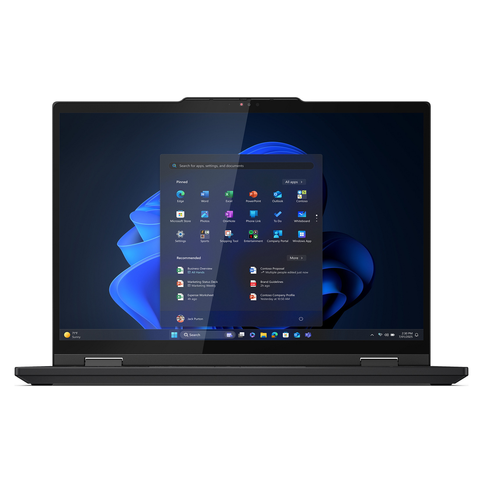Laptop LENOVO ThinkPad T14s 2-in-1 G1 / Ultra5-225U / 16GB LPDDR5 / 512GB / 14" WUXGA IPS Touch / Intel Graphics / DE  - Zezë - 3
