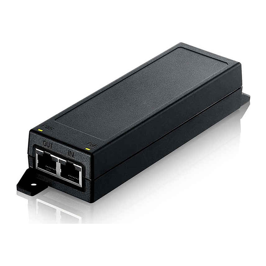 Zyxel PoE12-30W 2.5G PoE+ Injector | 30W | IEEE 802.3at | Multi-Gigabit 2.5GbE - 1