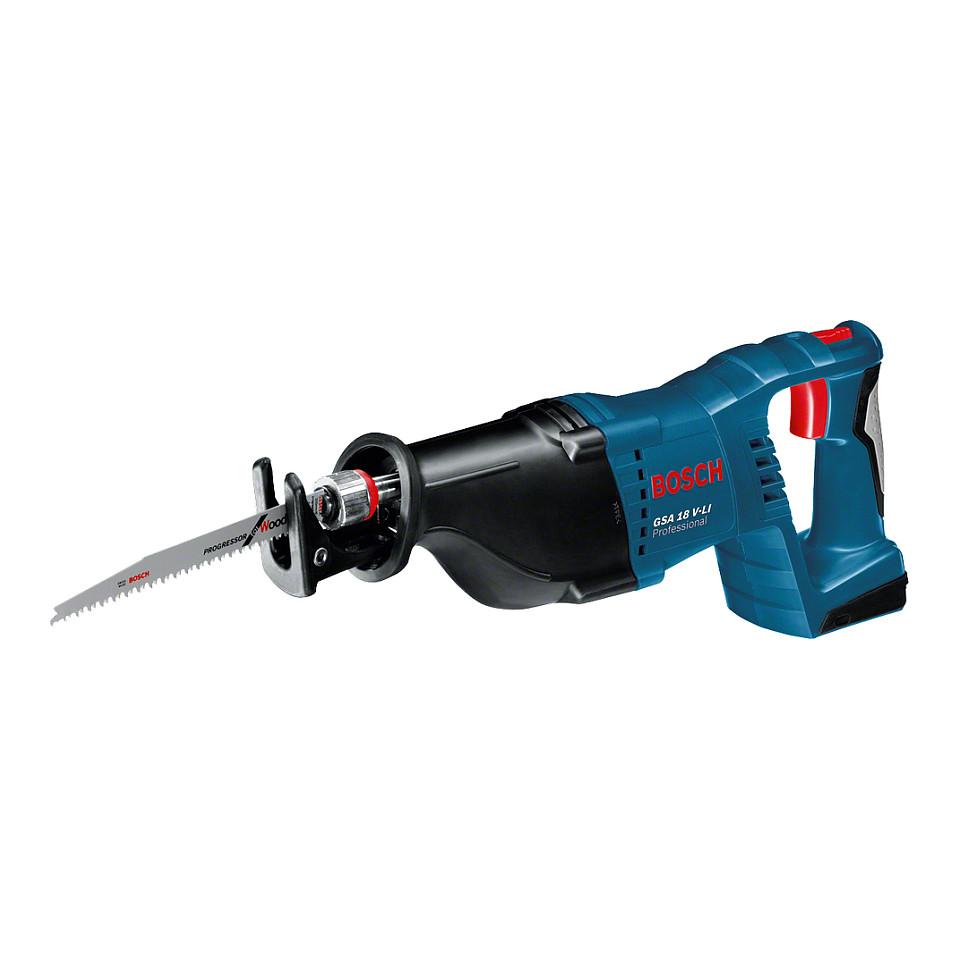 Sharrë Reciproke me Bateri Bosch GSA 18 V-LI Professional, 18V, 28mm, 2x5Ah, Karikues i Shpejtë, Valixhe L-BOXX - Blu