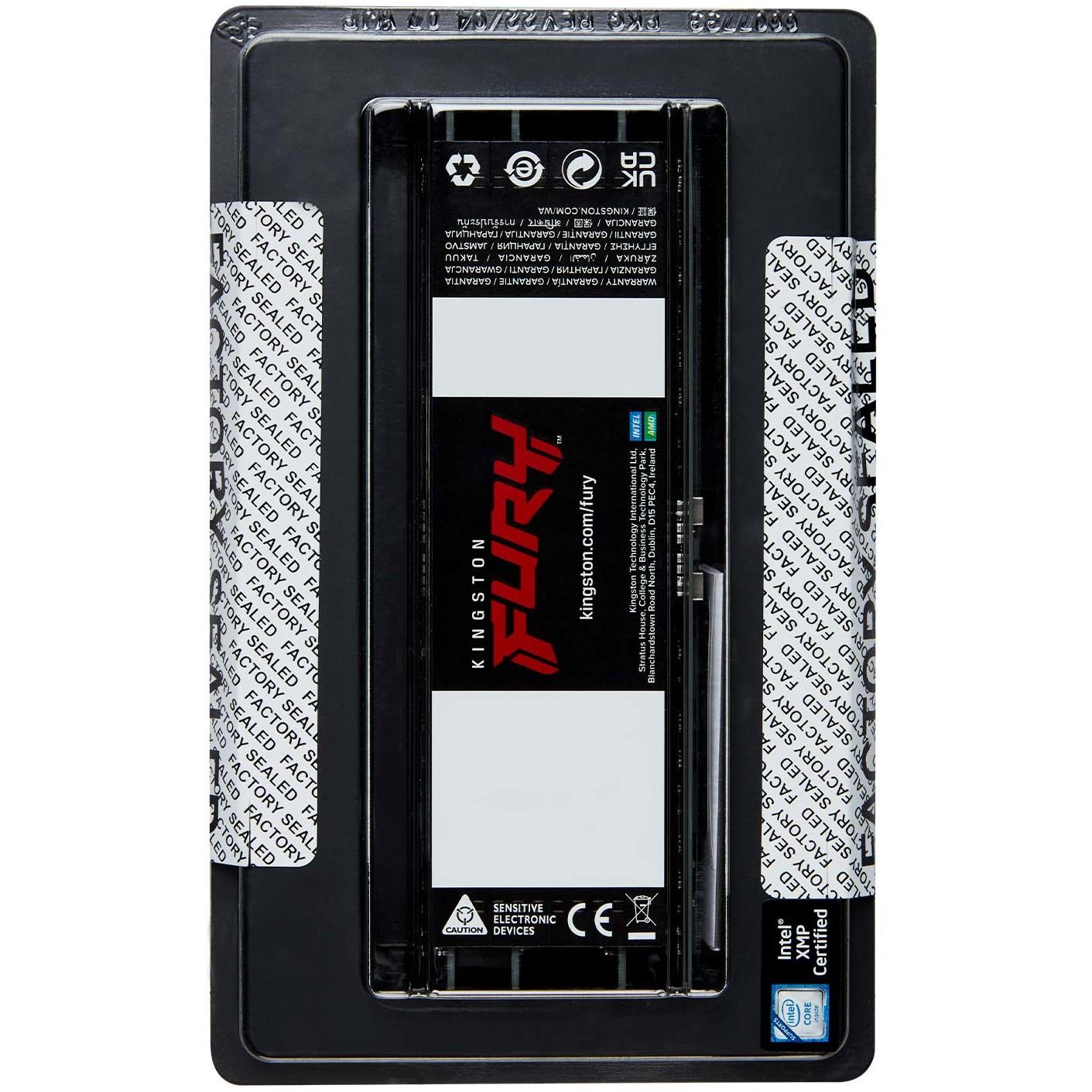 RAM Memorie DDR5 Kingston FURY Renegade Pro, 128GB (4x32GB), RDIMM, 6400MT/s, CL32, 1.4V, ECC Registered, 288-pin, 2Rx8, AMD EXPO - Zezë - 4