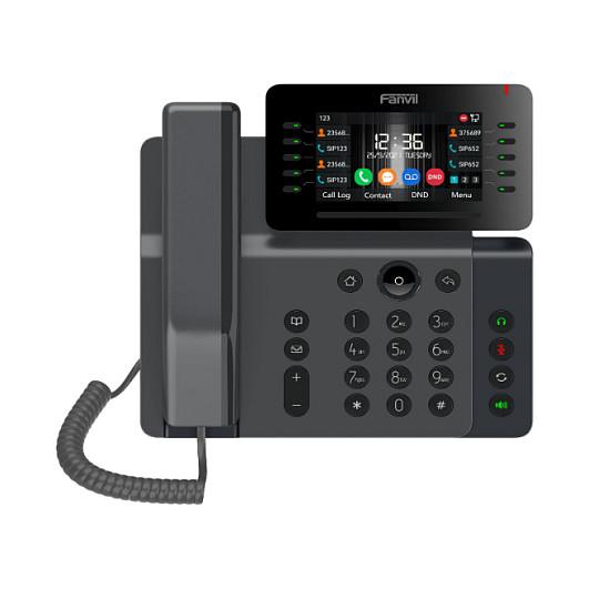 Telefon VoIP Fanvil V65, SIP, 20 Linja, 4.3" IPS, Wi-Fi, Bluetooth 4.2, 2x Gigabit Ethernet, PoE - Hiri